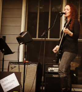 Performing at Oakhurst Porchfest 2019 - photo by C. Samalin